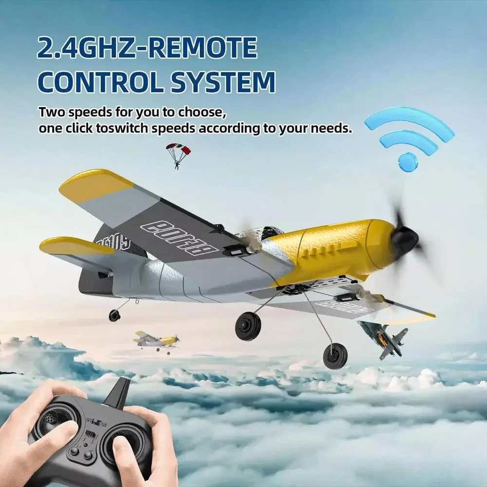 Scale 3 Channel BF-109 DEERC RC Airplane‎ 2.4GHz gyro